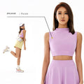 Women's Back High Elastic Quick-drying Sports Fitness Vest Shorts