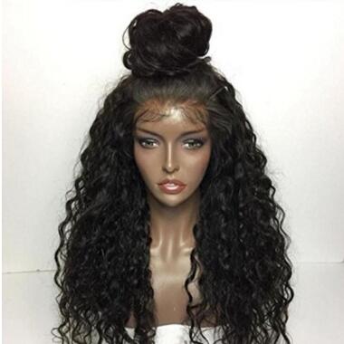 Perdita di capelli con parrucca front lace in fibra chimica, stile europeo e americano, per donne, marca Valstrend shop