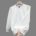 Maglione casual a girocollo Valstrend, stile europeo e americano, in tessuto morbido, colore neutro, modello comodo e versatile.