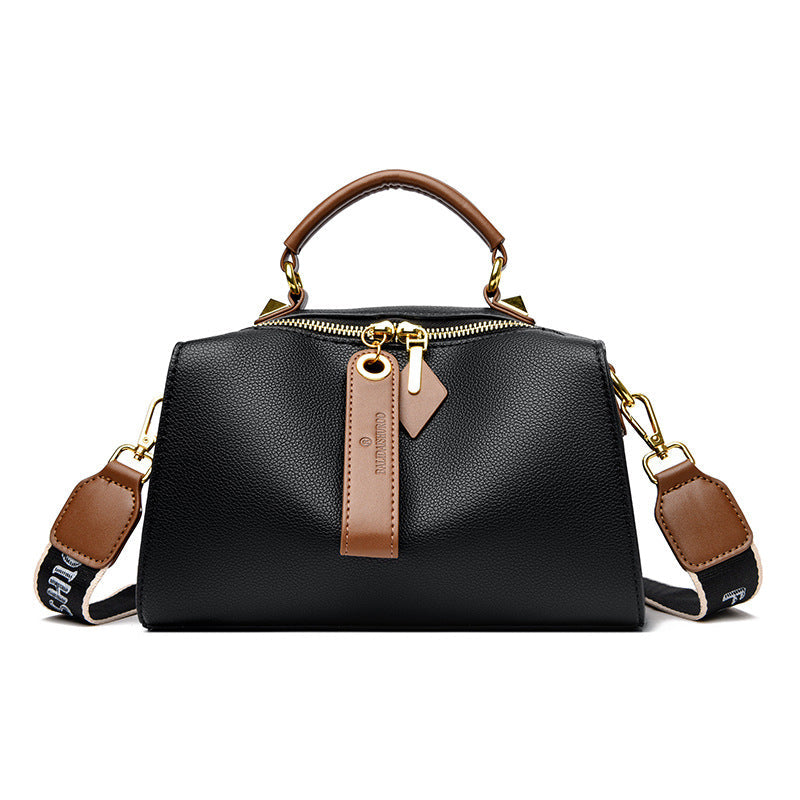 Borsa tracolla Valstrend, grande capacità, stile alla moda, borsa da mamma spaziosa con tasche multiple e design elegante.