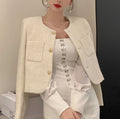 French Style Jacket Women's Coat Tweed