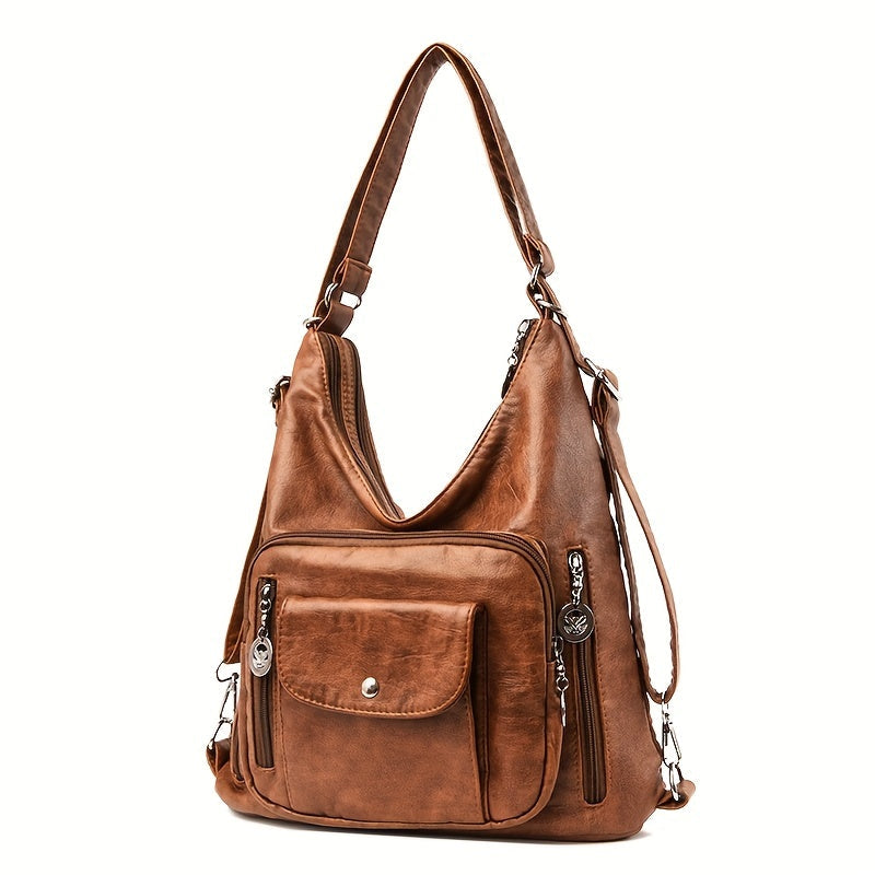 Borsa a tracolla vintage Valstrend per donna, stile retrò con tasca spaziosa, ideale per il tempo libero e il pendolarismo.