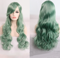 Parrucca cosplay anime colorata lunga 80cm riccia, ideale per ruoli e cosplay, di marca Valstrend Shop.