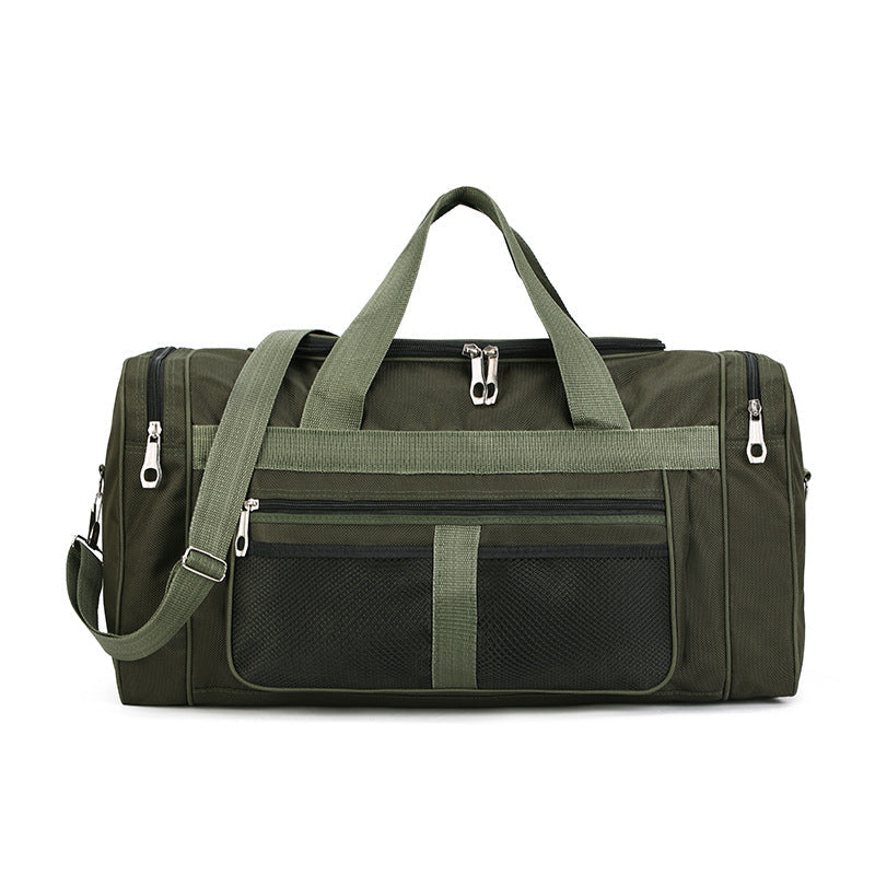 Borsa da viaggio pieghevole Valstrend Shop, leggera e compatta, con manici resistenti e spazio per effetti personali.