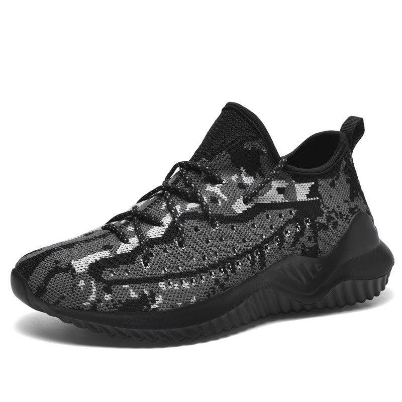 Scarpe da uomo Valstrend con suola in mesh traspirante e superficie intrecciata, stile sportivo e confortevole