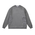 Maglione a maniche lunghe Valstrend, stile vintage American Retro Ruffian e Handsome con collo rotondo, design creativo e stile casual.
