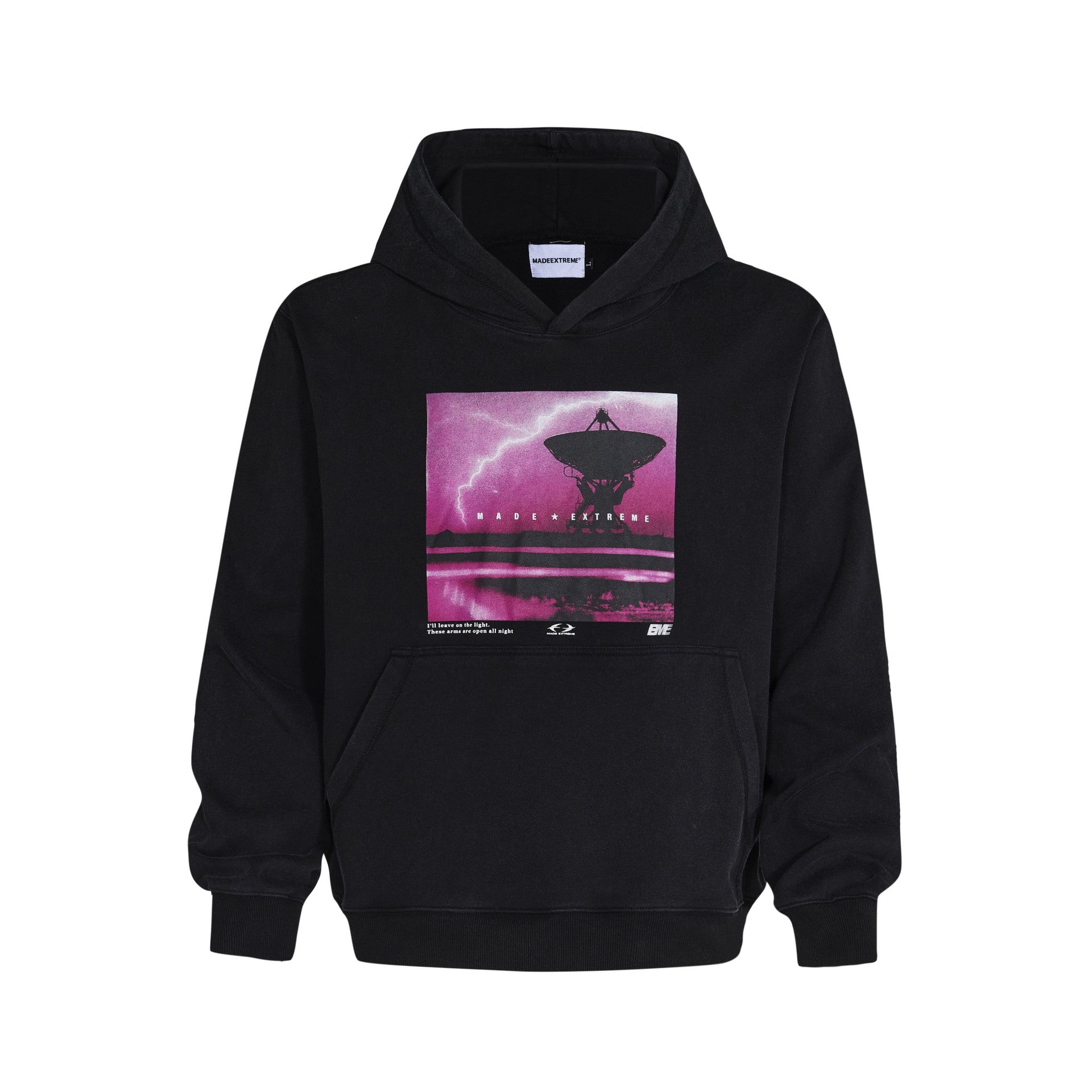 Felpa casual con cappuccio Valstrend shop con stampa di tempesta urbana e stile rilassato, tessuto morbido e comodo.