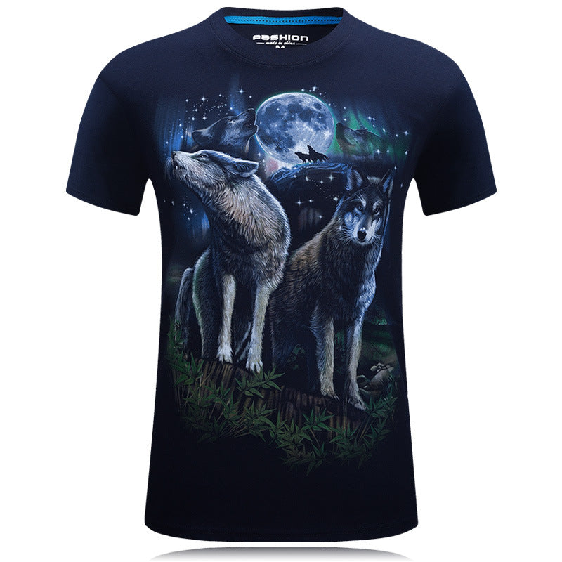 Maglietta stampata Valstrend shop con design colorato, tessuto morbido e vestibilità comoda, vista frontale