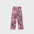 Retro Camouflage Print Loose Pocket Straight Casual Pants