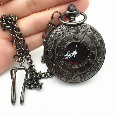 Orologio da tasca doppio romano classico Valstrend con cassa in ottone e design vintage, mostra due quadranti e dettagli eleganti