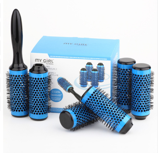 Spazzola professionale Valstrend per capelli, pettine rotondo in ceramica resistente al calore, 50mm, strumenti per styling e bellezza