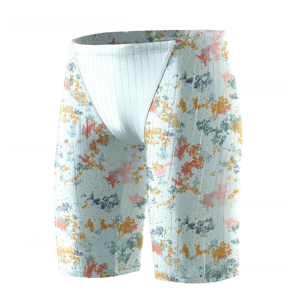 Costume da bagno maschile Valstrend in tessuto ice silk traspirante, con stampa 3D, quick-dry e design estivo per nuoto.