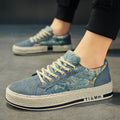 Scarpe da uomo casual in mesh Valstrend, modello trendy con suola bianca e tomaia traspirante, stile moderno e confortevole