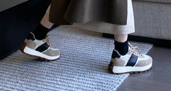 Scarpe sportive da donna Valstrend con aumento di altezza, sneakers da tempo libero comode e stilose per donna