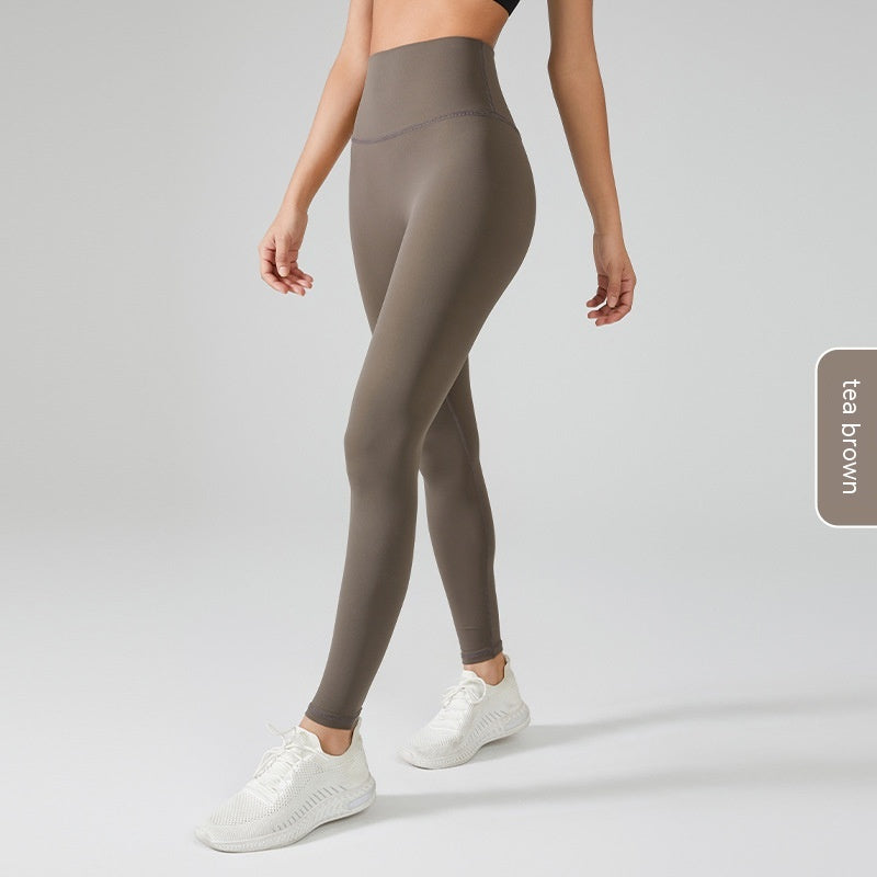 Leggings sportivi da donna Valstrend con alta elasticità, ideali per yoga e allenamenti, in tessuto aderente e confortevole