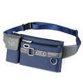 Borsa messenger leggera in tessuto oxford per uomo, porta cellulare e accessori, marca Valstrend shop, vista frontale.