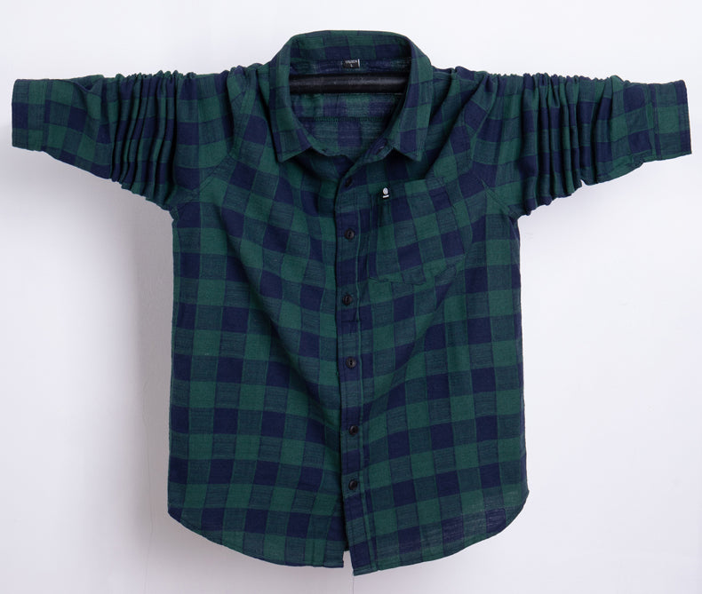 Men's plaid shirt