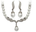 Collana e orecchini con ali d’angelo eleganti e perle, accessori da sposa in stile coreano, design alla moda, prodotto Factory Direct Valstrend