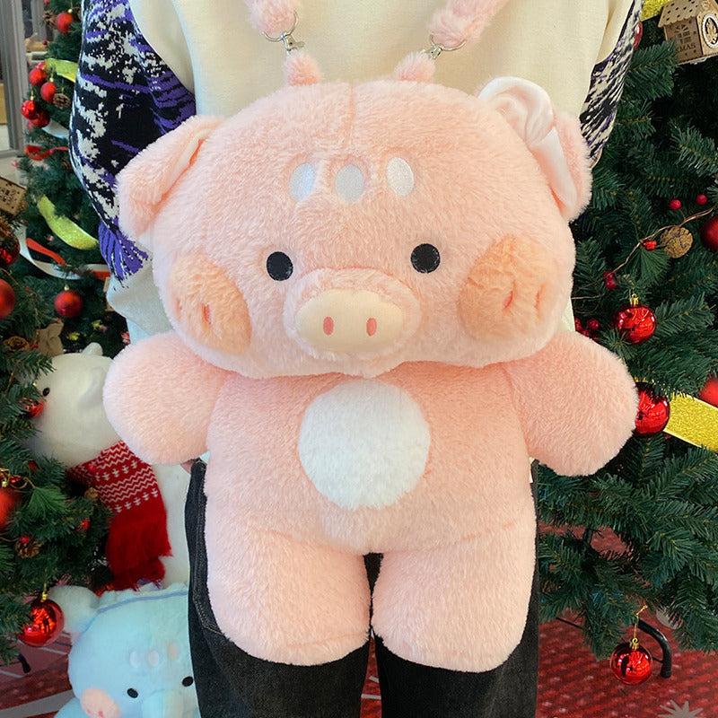 Zaino di peluche carino di Valstrend con design morbido e simpatico, perfetto per bambini e amanti degli accessori divertenti