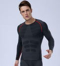 Completo da uomo Valstrend, tuta da allenamento compressiva in tessuto elastico, adatta a sport e fitness.