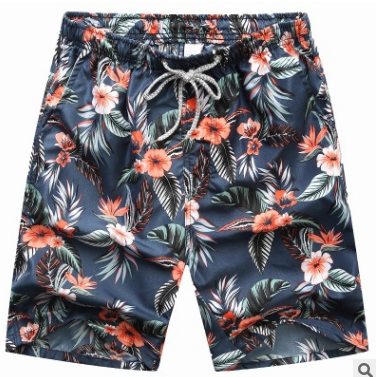 Pantaloncini da spiaggia Valstrend shop con stampa a rapido asciugamento e tessuto leggero, ideali per il mare e il tempo libero