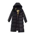 White Duck Down Mid-length Down Jacket Women