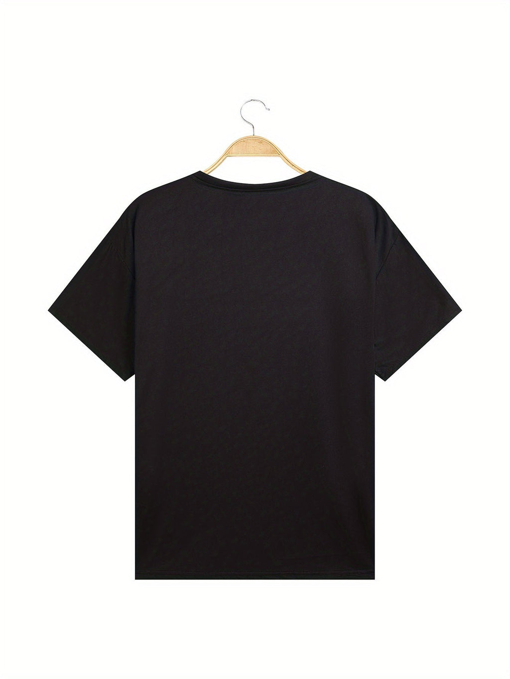 T-shirt donna Valstrend con stampa lettera, manica corta, collo rotondo, ideale per primavera e estate, abbigliamento femminile