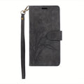 Flower Flip Case For Samsung Galaxy A25 A15 A05 A54 A34 A24 A14 A04 S A04E 4G 5G Lanyard PU Leather Wallet Card Slot Stand Magnetic Phone Cover