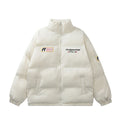 Cappotto donna ampio in cotone con ricami americani, stile casual e comodo, con dettagli di ricamo tradizionale.