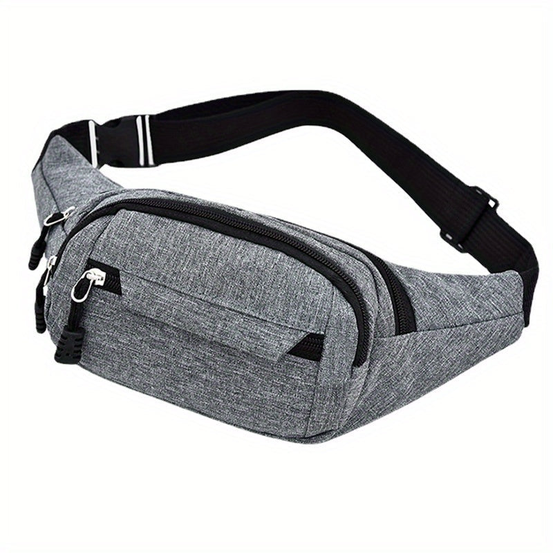 Borsa a tracolla casual Valstrend, semplice e alla moda, cintura sportiva per escursioni e campeggio, tasca frontale.