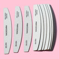 5/15/30pcs Professional Nail File Buffers, Mixed Colors, Smooth & Shape Nails, Washable & Disinfectable, for Home & Salon Manicures, Art Storage & Organization Boxes