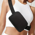 Marsupio da donna Valstrend in nylon con tracolla regolabile, versatile borsa a tracolla per sport e uso quotidiano