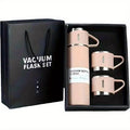 16.9oz Stainless Steel Travel Mug with 2 Lids - Perfect for Hot & Cold Drinks, Ideal Coffee Cup Set for All Seasons, Great Gift for Men & Women on Christmas and Halloween
