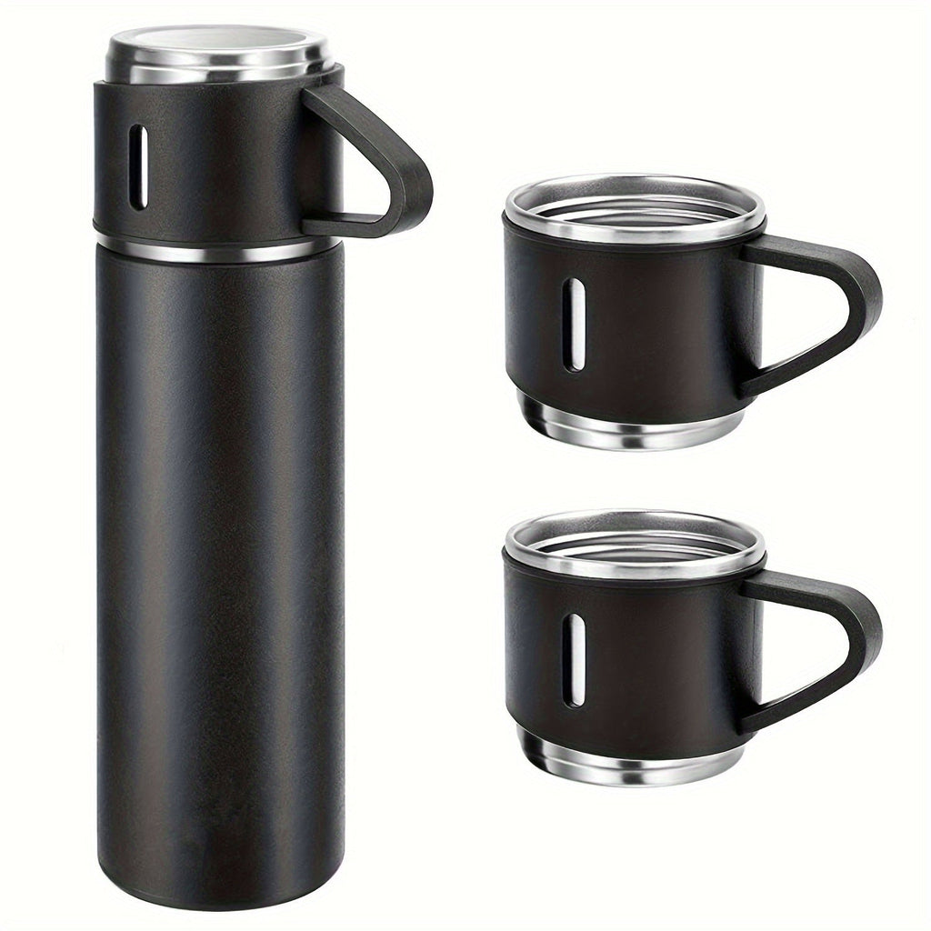 Bicchieri in acciaio inox da 16,9oz con coperchio, thermos isolante per bevande calde e fredde, Valstrend shop