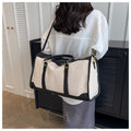 Borsa tote portatile grande capacità per donna, bag da viaggio Valstrend, con manici robusti e spazio spazioso per oggetti personali.