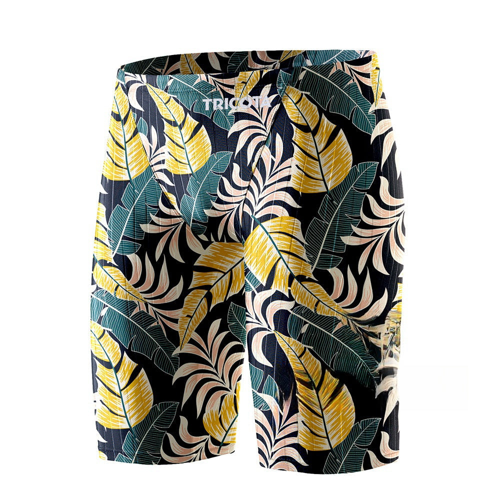 Pantaloncini da nuoto maschili Valstrend, traspiranti, in seta ghiaccio, asciugatura rapida, stile estivo con stampa 3D.