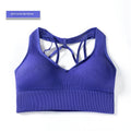 Reggiseno sportivo da donna Valstrend per yoga, elasticizzato, traspirante e rapido asciugatura, ideale per attività fitness.