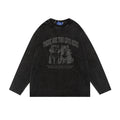 T-shirt lungo casual da uomo Valstrend, maniche lunghe, tessuto morbido, stile rilassato e comodo.