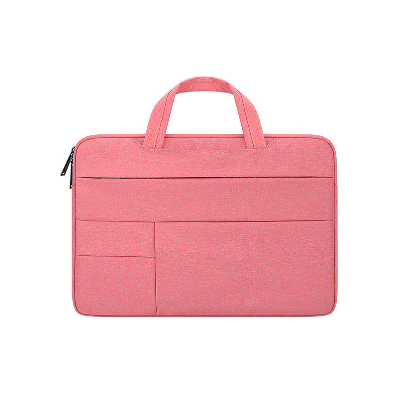 Sacca interna per computer Valstrend shop, con scomparti per accessori e laptop, in tessuto resistente e colore nero.
