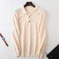 Maglione da uomo in maglia Valstrend con collo polo, pullover caldo e confortevole, ideale per stile casual e inverno.