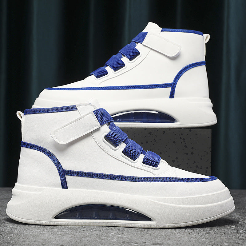 Scarpe da uomo Valstrend high-top autunno-inverno con suola spessa e design facile da indossare, altezza aumentata e stile casual.