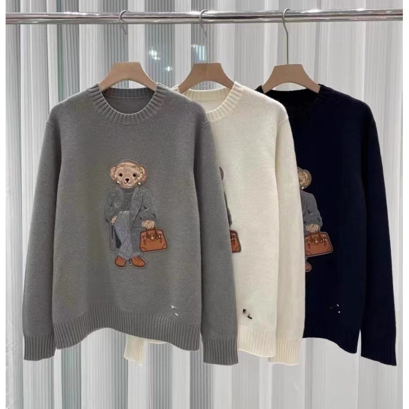 Temperament Characteristic Long Knitted Sweater