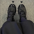 Scarpe donna sportive Valstrend in pelle con motivo a muffin vuoto, comode e eleganti, ideali per attività quotidiane.