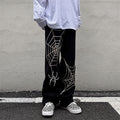 Pantaloni sportivi a gamba larga Valstrend, pantaloni casual larghi e dritti in tessuto morbido, ideali per un look comodo e stiloso