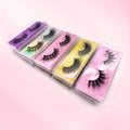 10 Pairs/set 3D Faux Mink Eyelashes, Natural Wispy False Lashes With Dramatic Volume, Handmade Long Fake Eyelashes Pack, Fluffy Eye Extensions For Makeup, Cat Eye Style