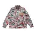 Giacca jacquard tie-dye colorata con colletto a revers, stile europeo e americano, modello di design Valstrend.