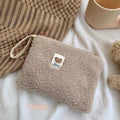 Portable Plush Cute Bear Cosmetic Storage Bag