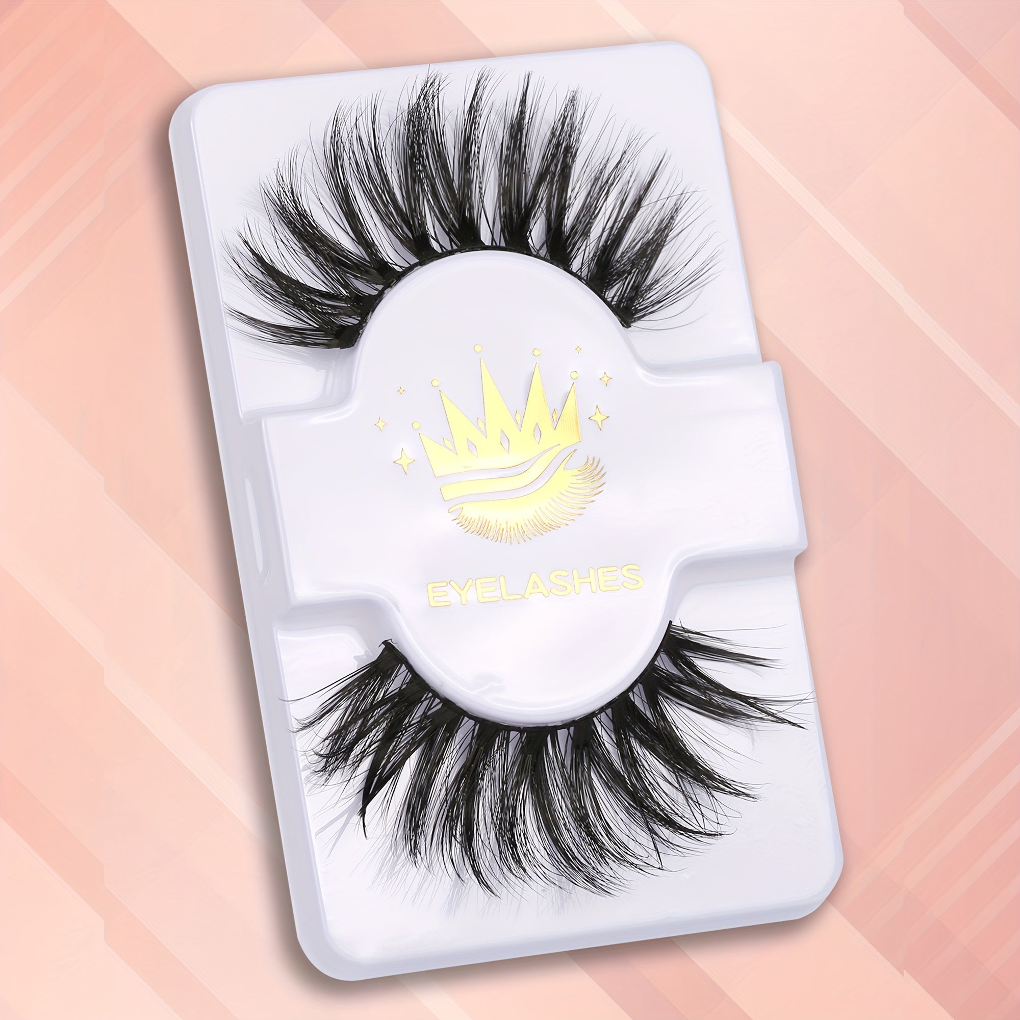 Set di 20 ciglia finte in stile mink, morbide e voluminose, effetto 3D cat eye, ideale per uso quotidiano e feste.