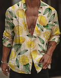 Camicia lunga con stampa digitale 3D street fashion Valstrend, design popolare e stile urbano visibile in immagine.