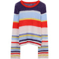 Maglia donna Valstrend con dettaglio a contrasto e taglio sagomato, top aderente e elegante su modello.